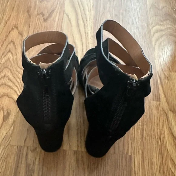 Black Suede Heels - Picture 3 of 5